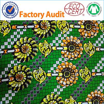 wholesale african wax print fabric 100% cotton fabric in stock