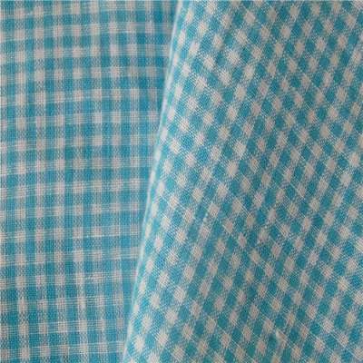 21S*21S 100% linen printed woven fabric for cloth in wearhouse