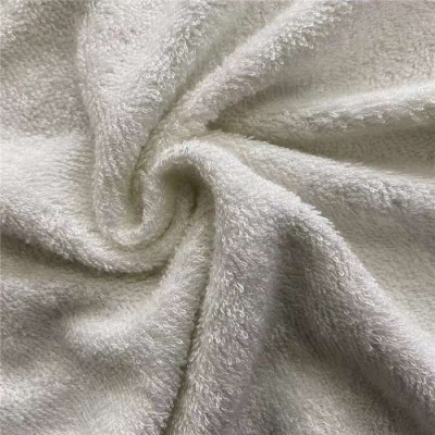 100% bamboo fiber towel fabric warp knitting fabric 400gsm